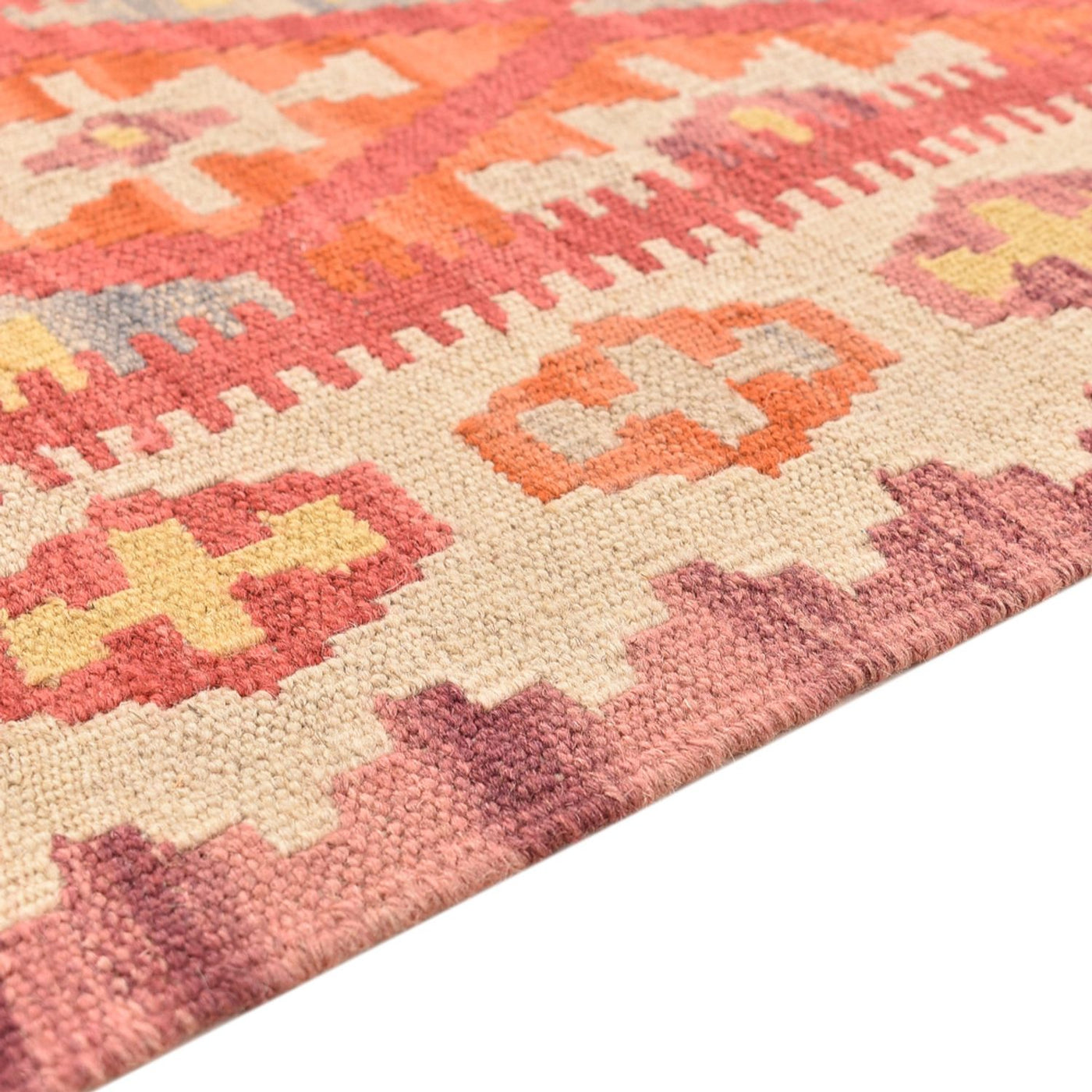 Läufer Kelim - Oriental - 201 x 60 cm - mehrfarbig