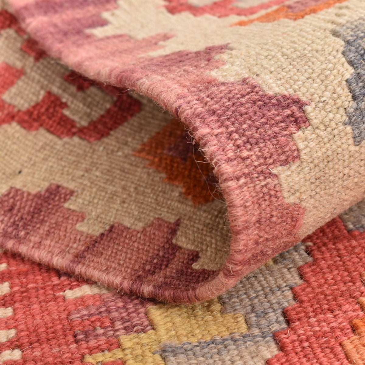 Läufer Kelim - Oriental - 201 x 60 cm - mehrfarbig