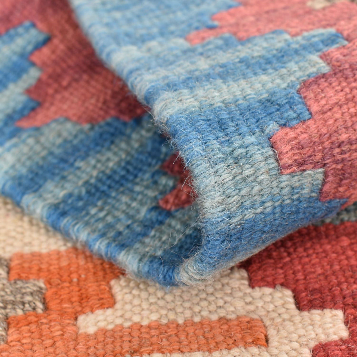 Läufer Kelim - Oriental - 196 x 56 cm - mehrfarbig