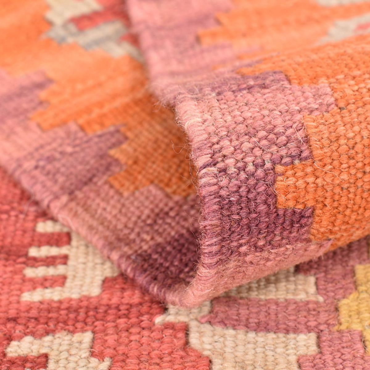 Läufer Kelim - Oriental - 201 x 61 cm - mehrfarbig