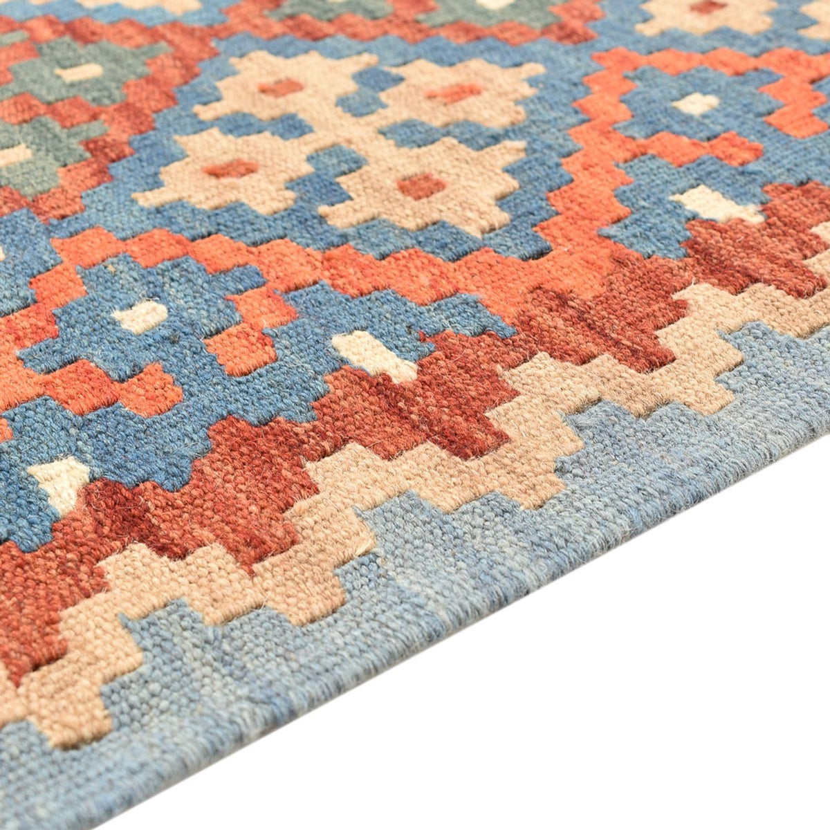 Läufer Kelim - Oriental - 193 x 64 cm - mehrfarbig