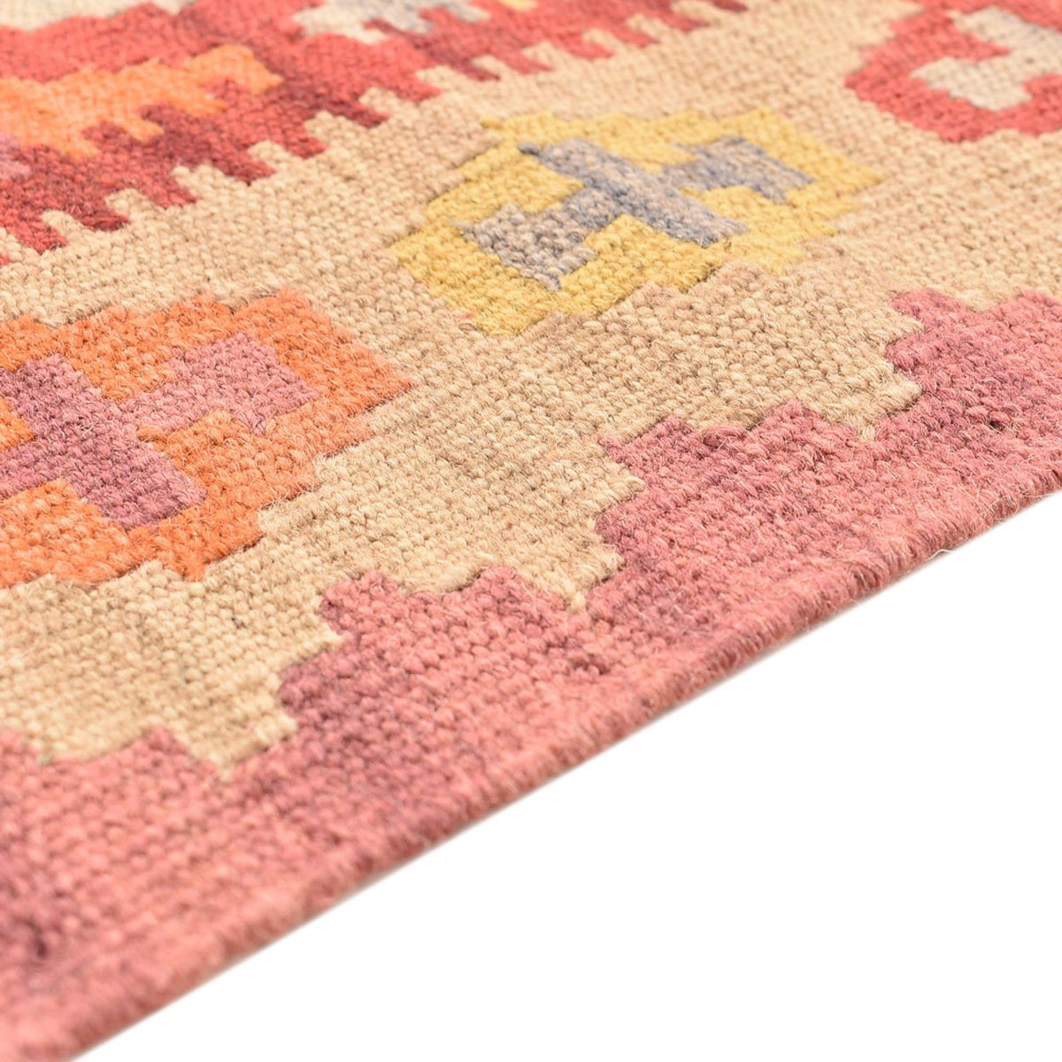 Läufer Kelim - Oriental - 195 x 59 cm - mehrfarbig