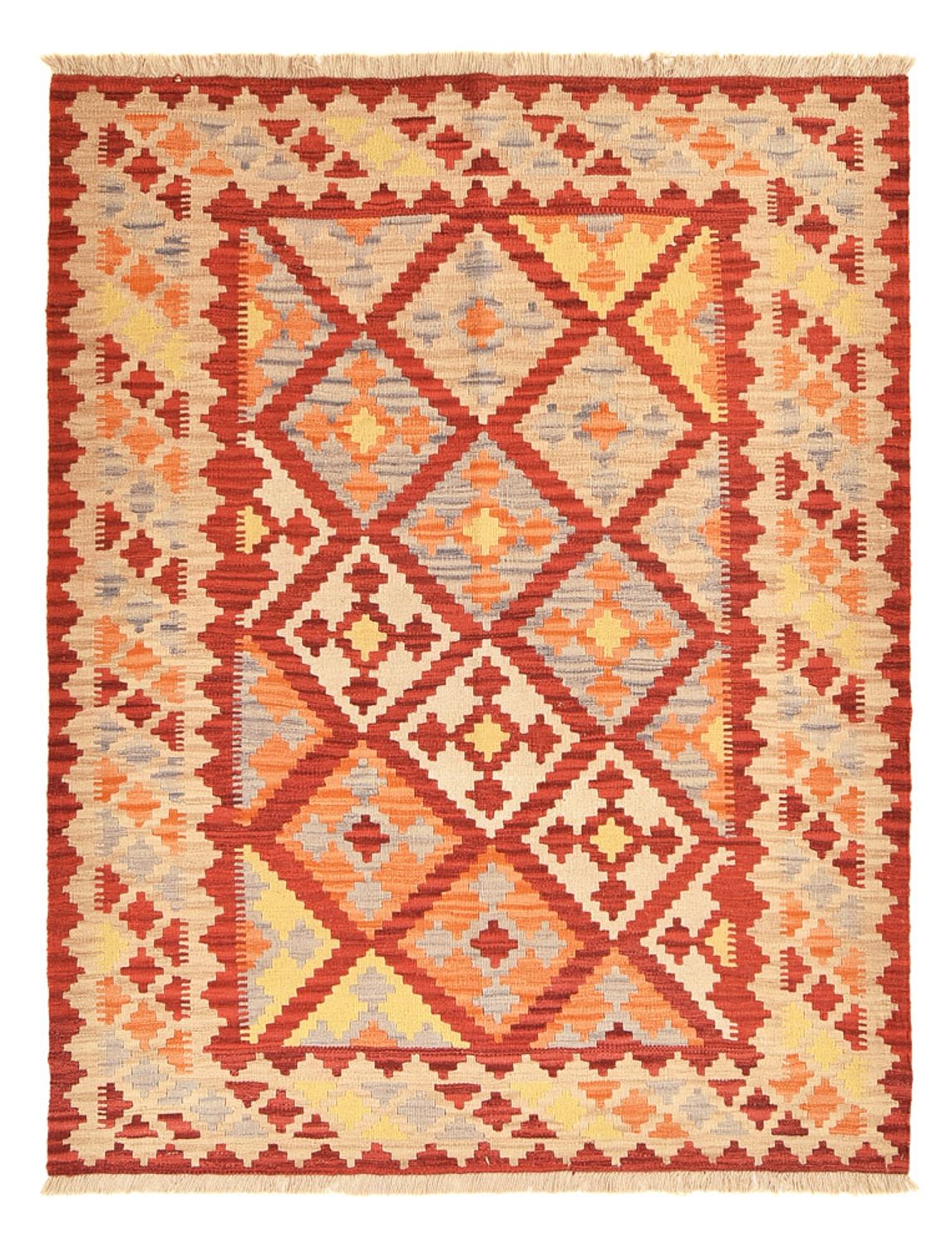 Kelim Teppich - Oriental - 205 x 156 cm - mehrfarbig