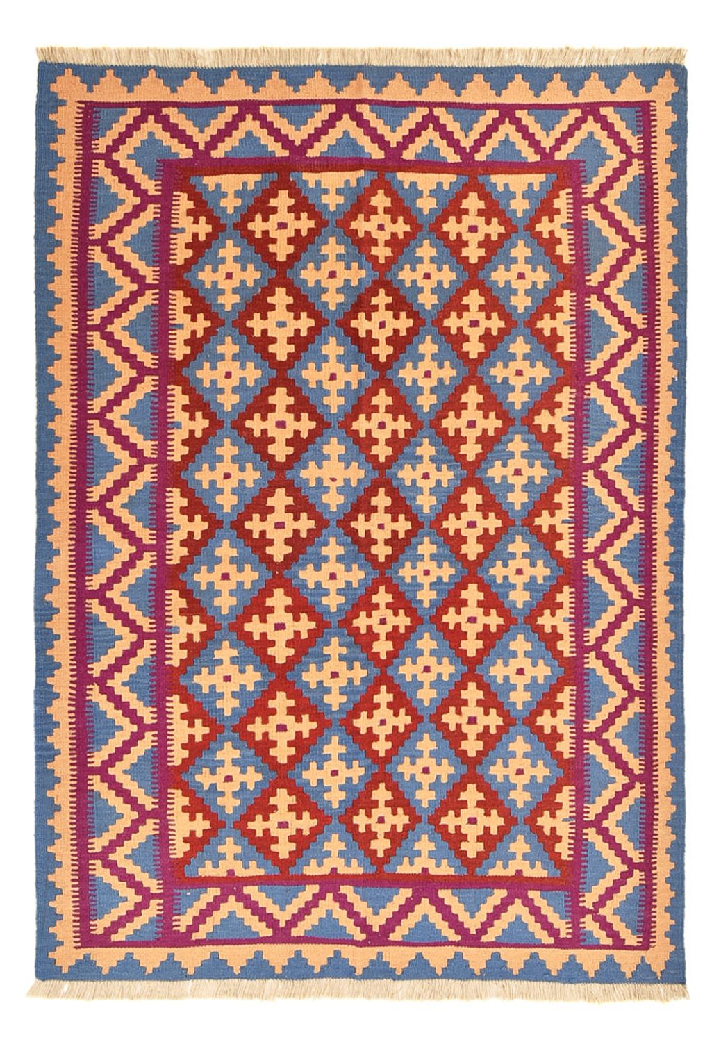 Kelim Teppich - Oriental - 208 x 150 cm - mehrfarbig