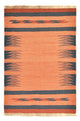 Kelim Teppich - Trendy - 137 x 98 cm - mehrfarbig