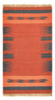 Kelim Teppich - Trendy - 89 x 73 cm - mehrfarbig