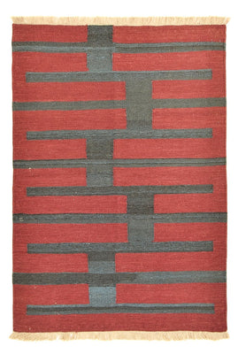 Kelim Teppich - Trendy - 148 x 104 cm - mehrfarbig