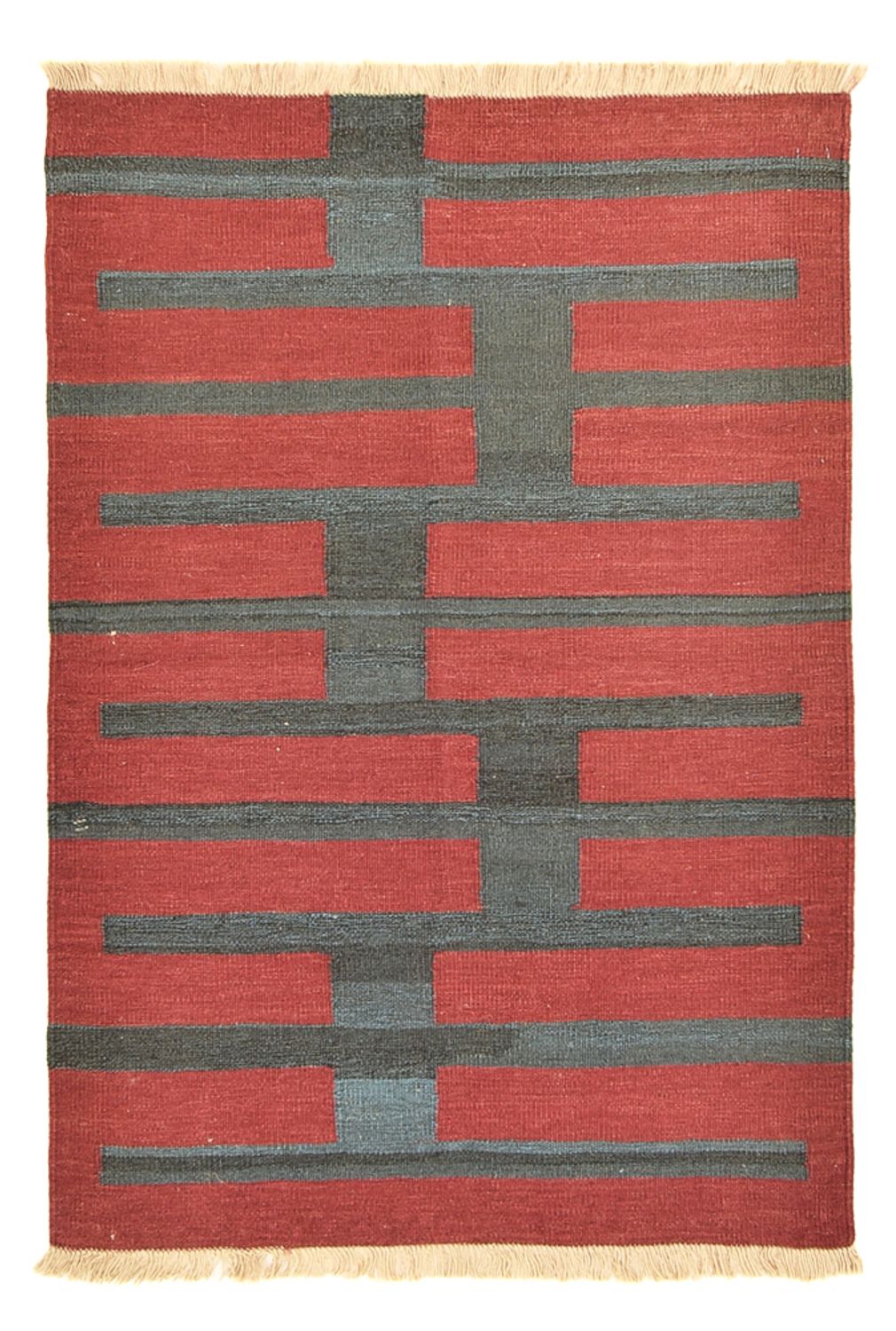 Kelim Teppich - Trendy - 148 x 104 cm - mehrfarbig