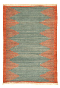 Kelim Teppich - Trendy - 148 x 106 cm - mehrfarbig
