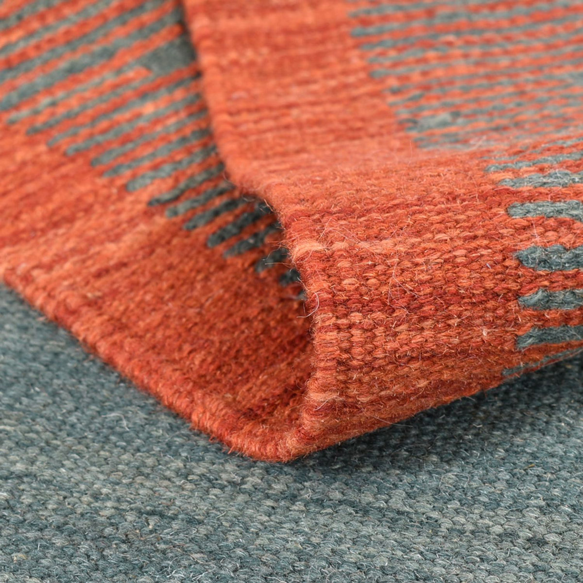 Kelim Teppich - Trendy - 148 x 106 cm - mehrfarbig