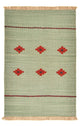 Kelim Teppich - Trendy - 119 x 80 cm - mehrfarbig