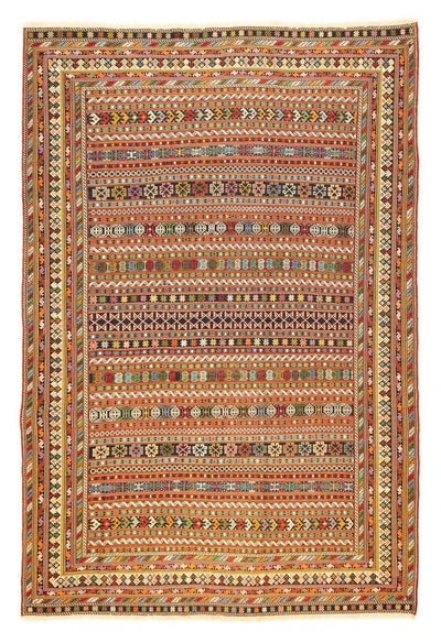 Afshar Sirjan Teppich 194x287cm - Perserteppich