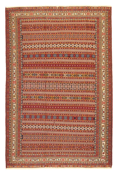 Afshar Sirjan Teppich 196x293cm - Perserteppich