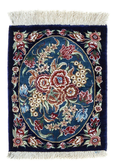 Ghom - Seide Teppich 28x40cm - Perserteppich