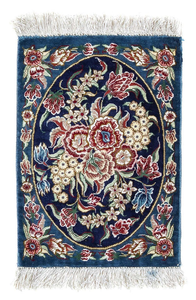 Ghom - Seide Teppich 28x40cm - Perserteppich
