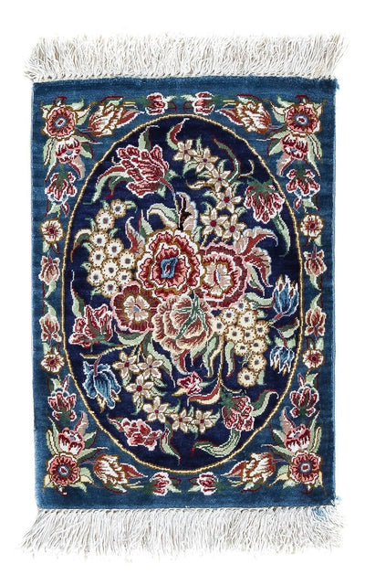 Ghom - Seide Teppich 28x40cm - Perserteppich