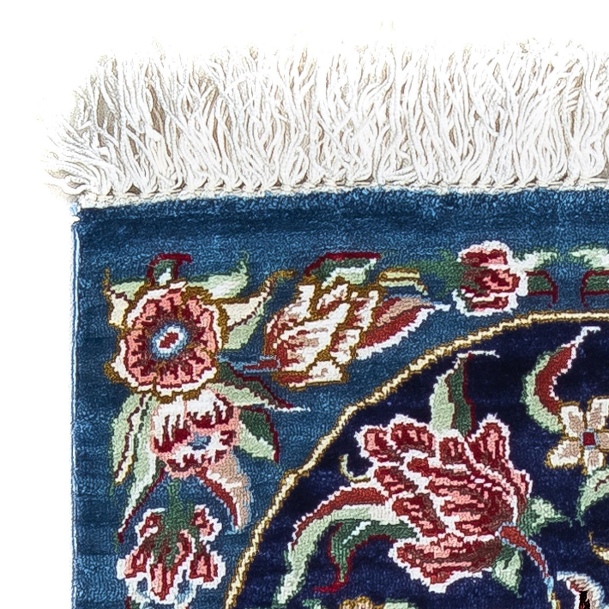 Seidenteppich - Ghom Seide - Premium 40 x 28 cm Fußmatte