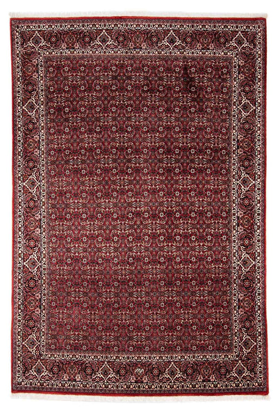 Bidjar Teppich 168x240cm - Perserteppich - dunkelrot