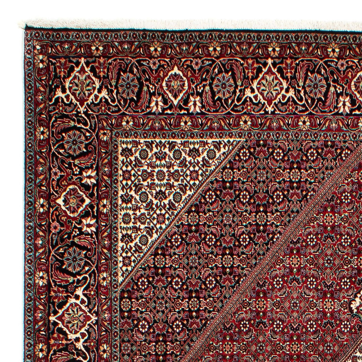 Bidjar Teppich 200x298cm - Perserteppich - dunkelrot