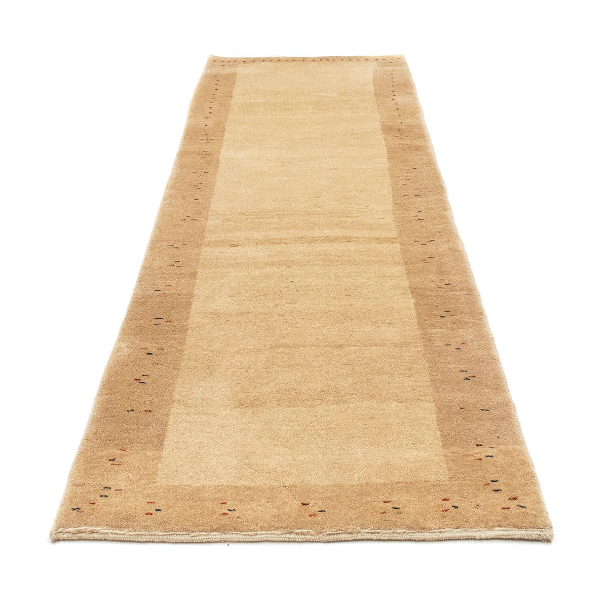 Gabbeh Teppich - Perser 298 x 88 cm - beige