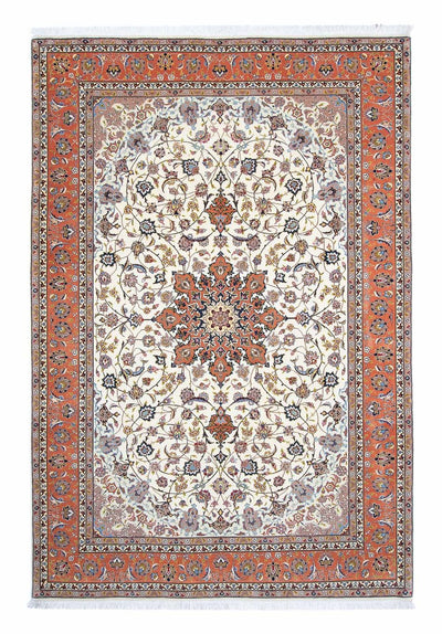Täbriz - 50 Raj Teppich 200x298cm - Perserteppich - beige
