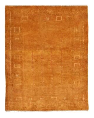 Gabbeh Teppich - Perser 193 x 151 cm - gold