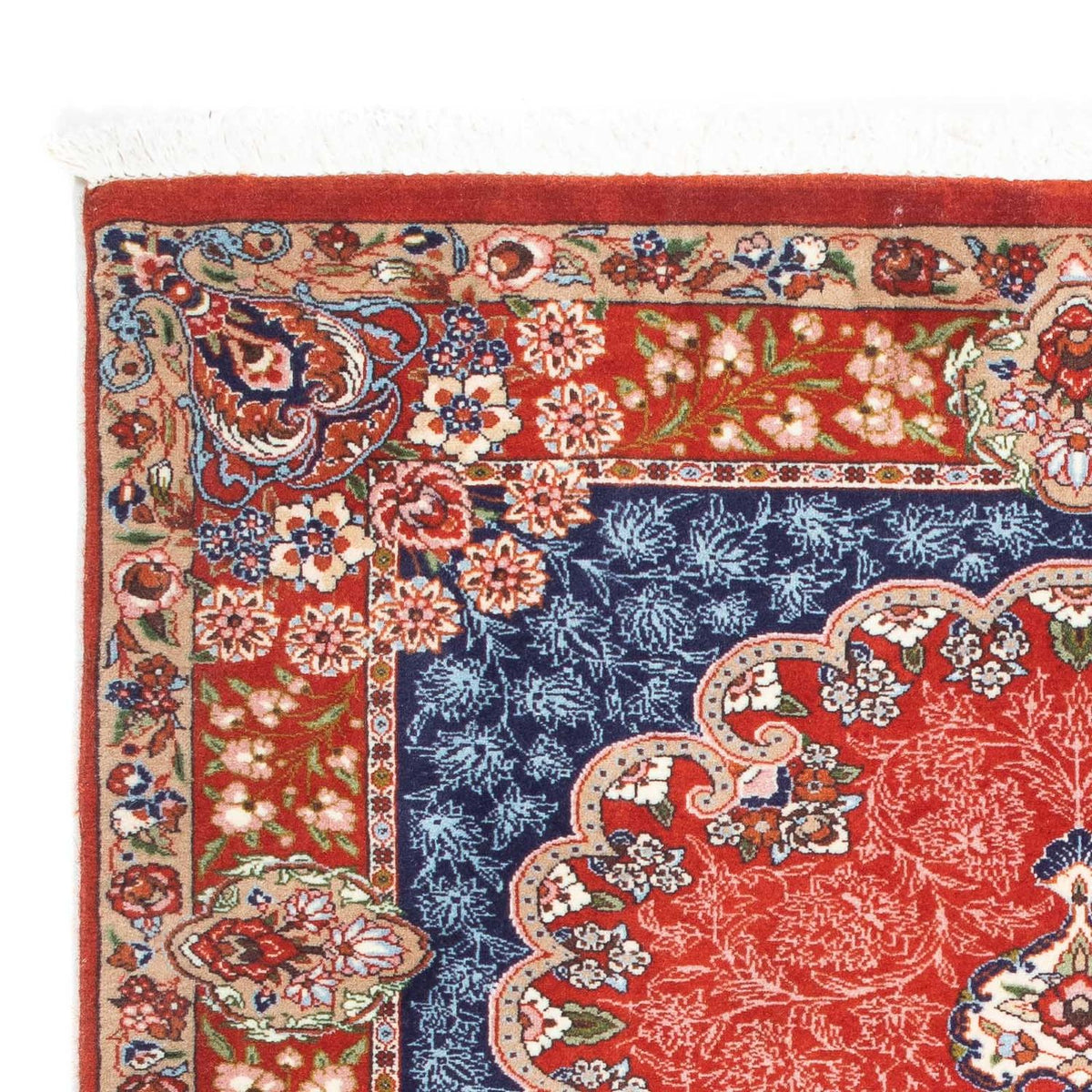 Ghom Teppich 93x111cm - Perserteppich