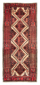 Belutsch Teppich 238 x 100 cm - hellrot