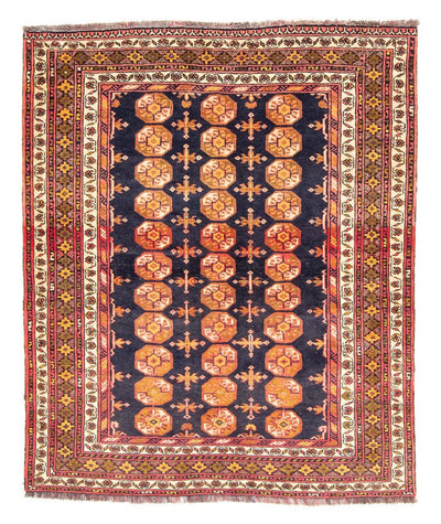 Belutsch Teppich 139x174cm - Orientteppich - dunkelblau