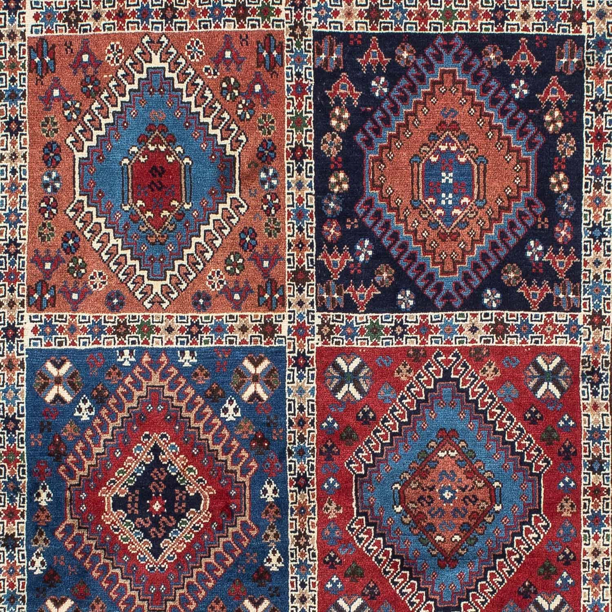 Perserteppich - Nomadic 152 x 102 cm - dunkelblau