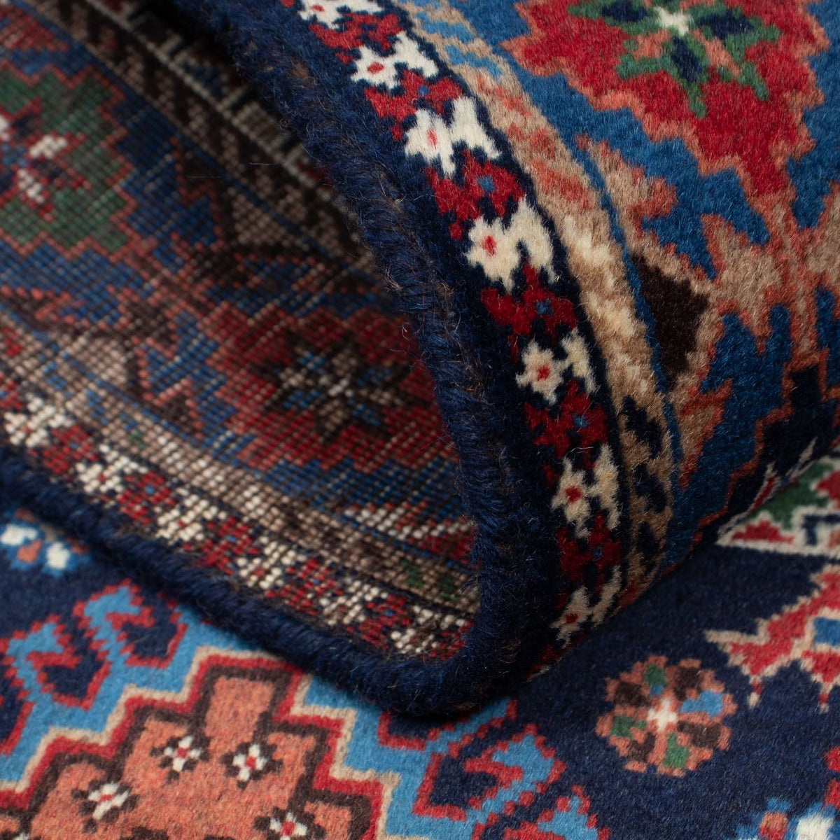 Perserteppich - Nomadic 152 x 102 cm - dunkelblau