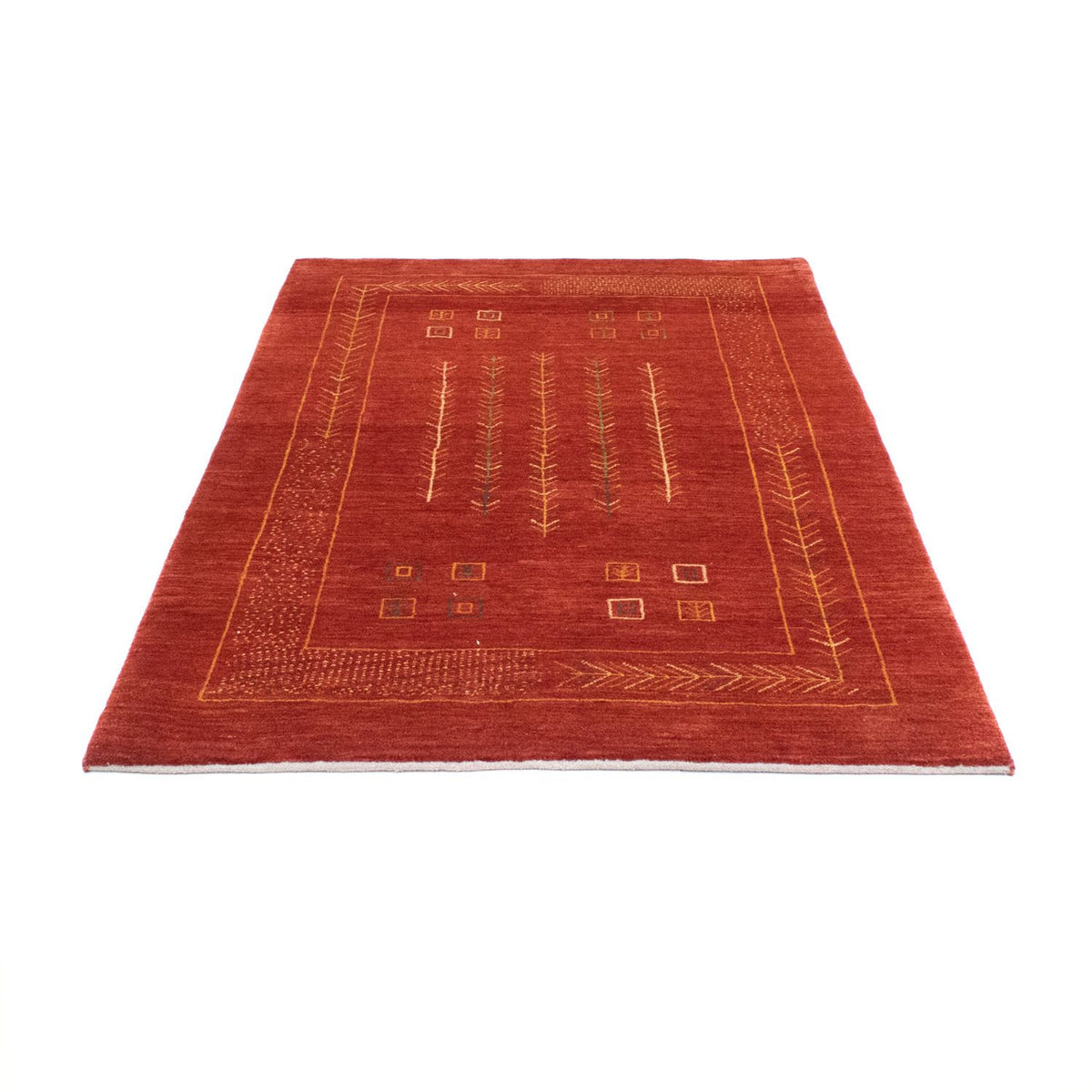 Gabbeh Persisch Teppich 124x180cm - Perserteppich Wollteppich