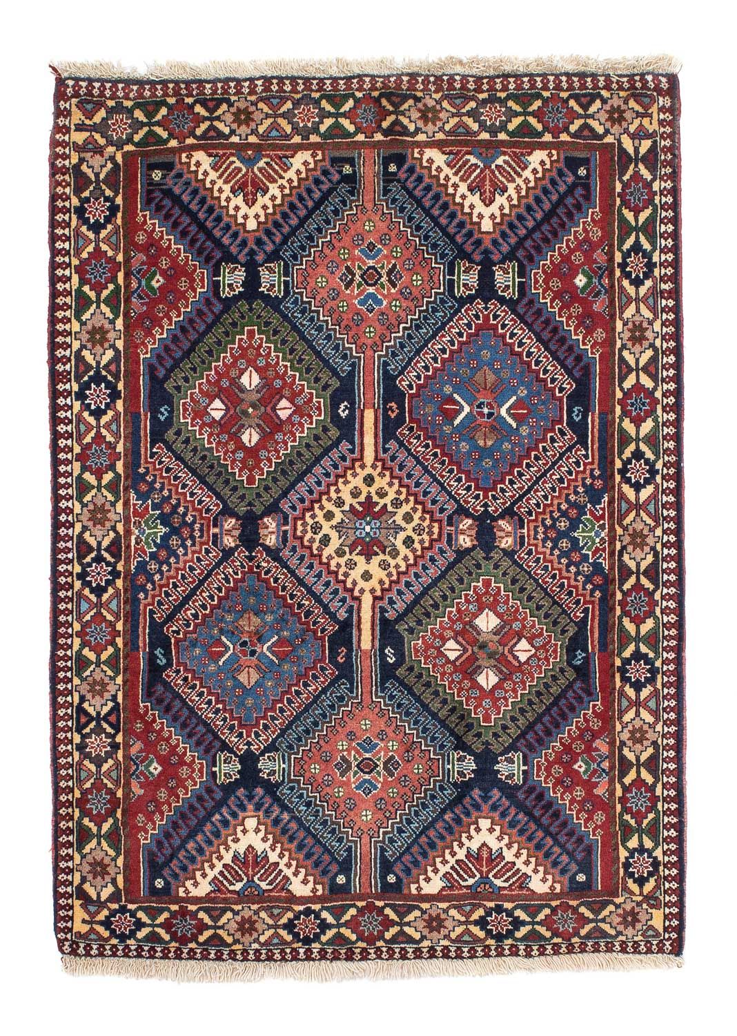 Perserteppich - Nomadic 144 x 103 cm - blau