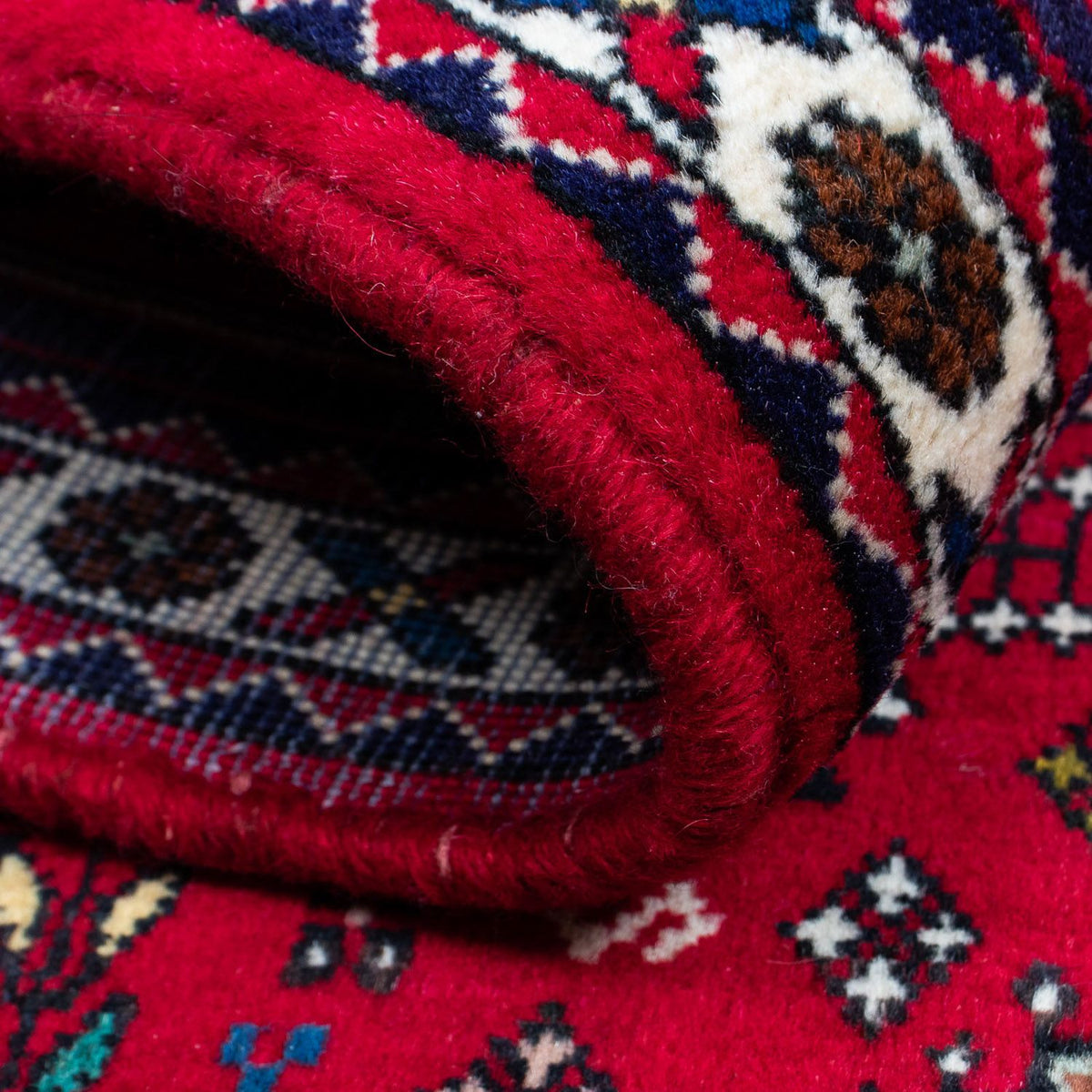 Perserteppich - Nomadic 130 x 75 cm - dunkelrot