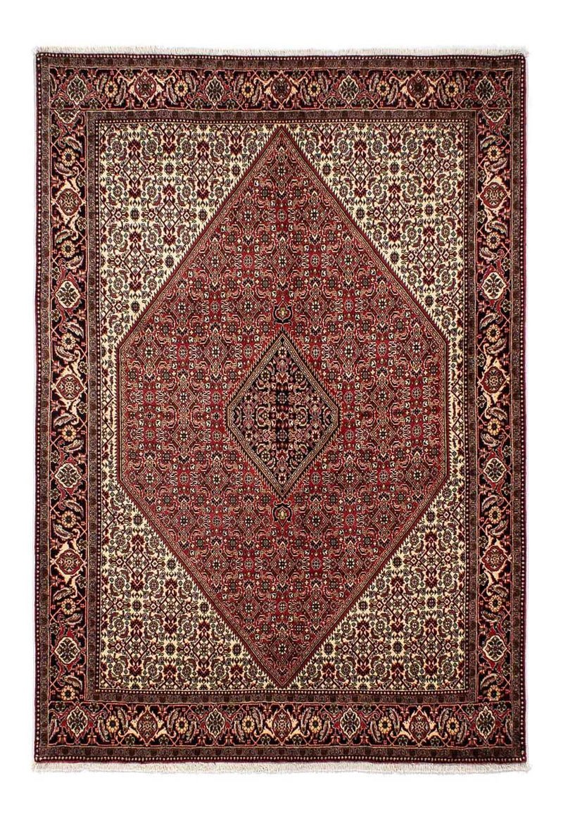 Perserteppich - Bidjar 242 x 171 cm - dunkelrot