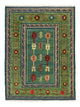 Kelim Teppich - Oriental 205 x 147 cm - grün