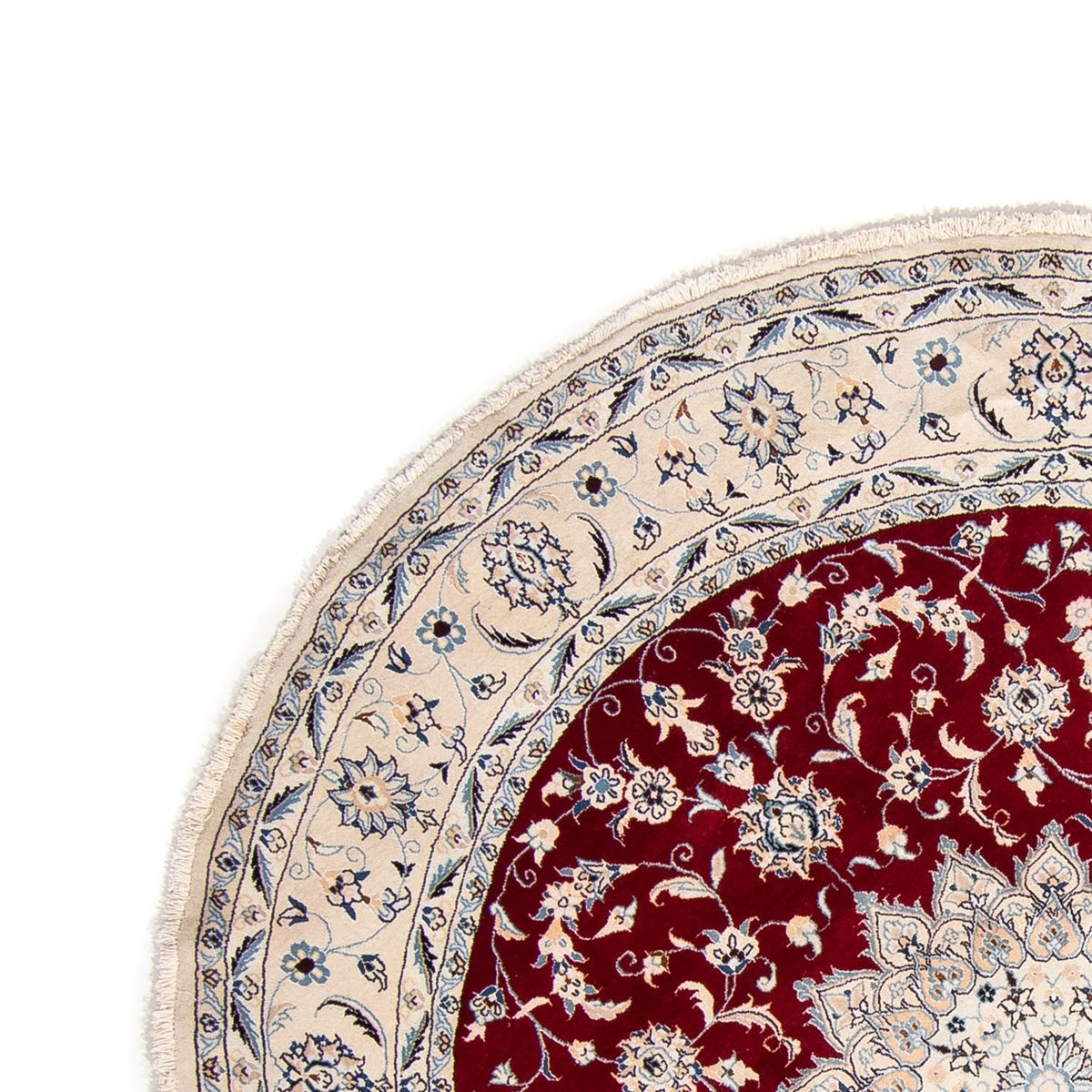 Perserteppich - Nain 253 x 253 cm Teppich Rund