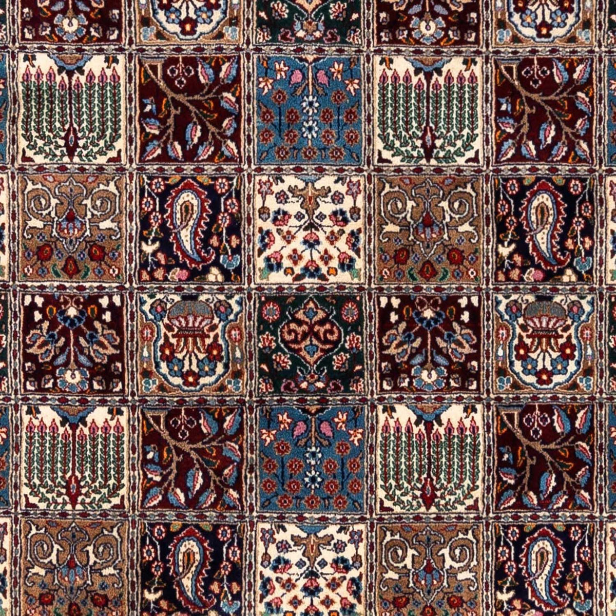 Perserteppich - Classic 246 x 245 cm - dunkelrot