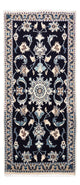 Perserteppich - Nain 139 x 66 cm - dunkelblau