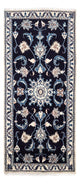 Perserteppich - Nain 143 x 70 cm - dunkelblau