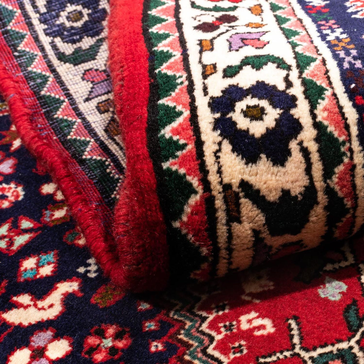 Perserteppich - Nomadic 148 x 108 cm - dunkelrot