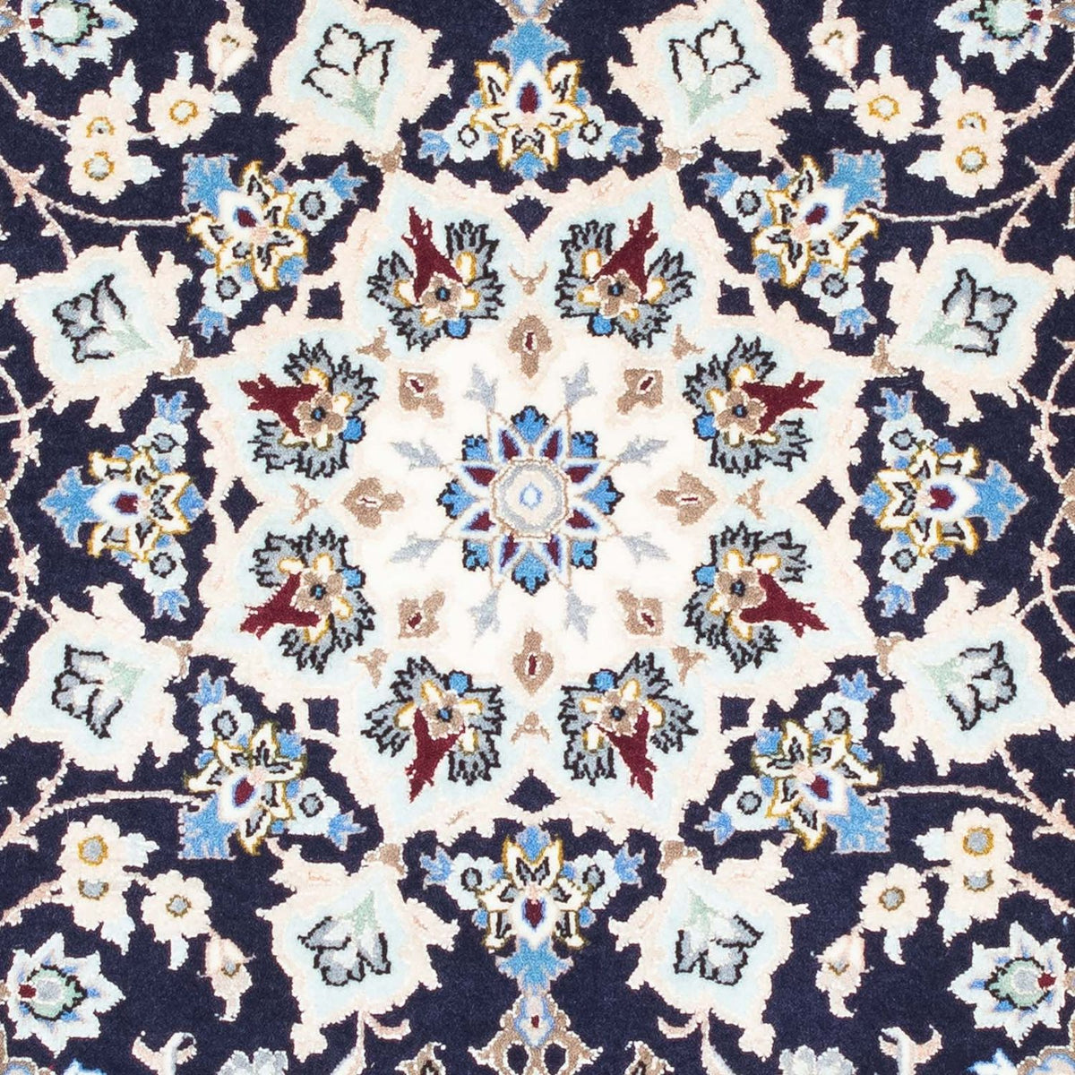 Perserteppich - Isfahan - Premium 104 x 72 cm - dunkelblau