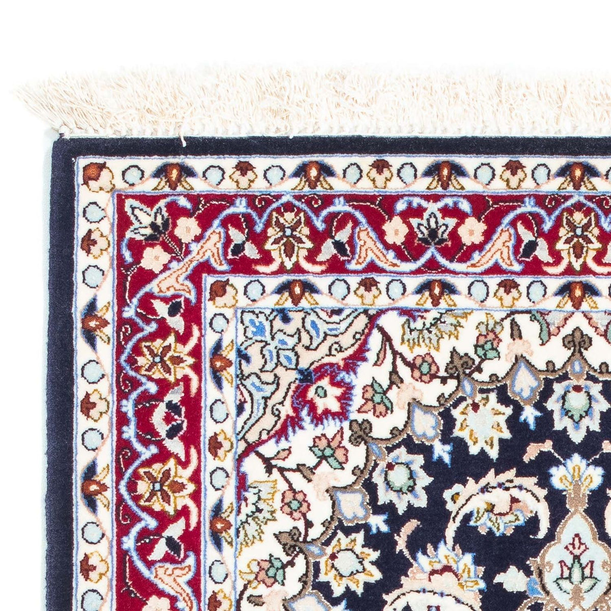 Perserteppich - Isfahan - Premium 104 x 72 cm - dunkelblau