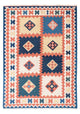 Kelim Teppich - Oriental 212 x 155 cm - blau