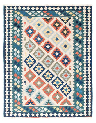 Kelim Teppich - Oriental 196 x 155 cm - beige
