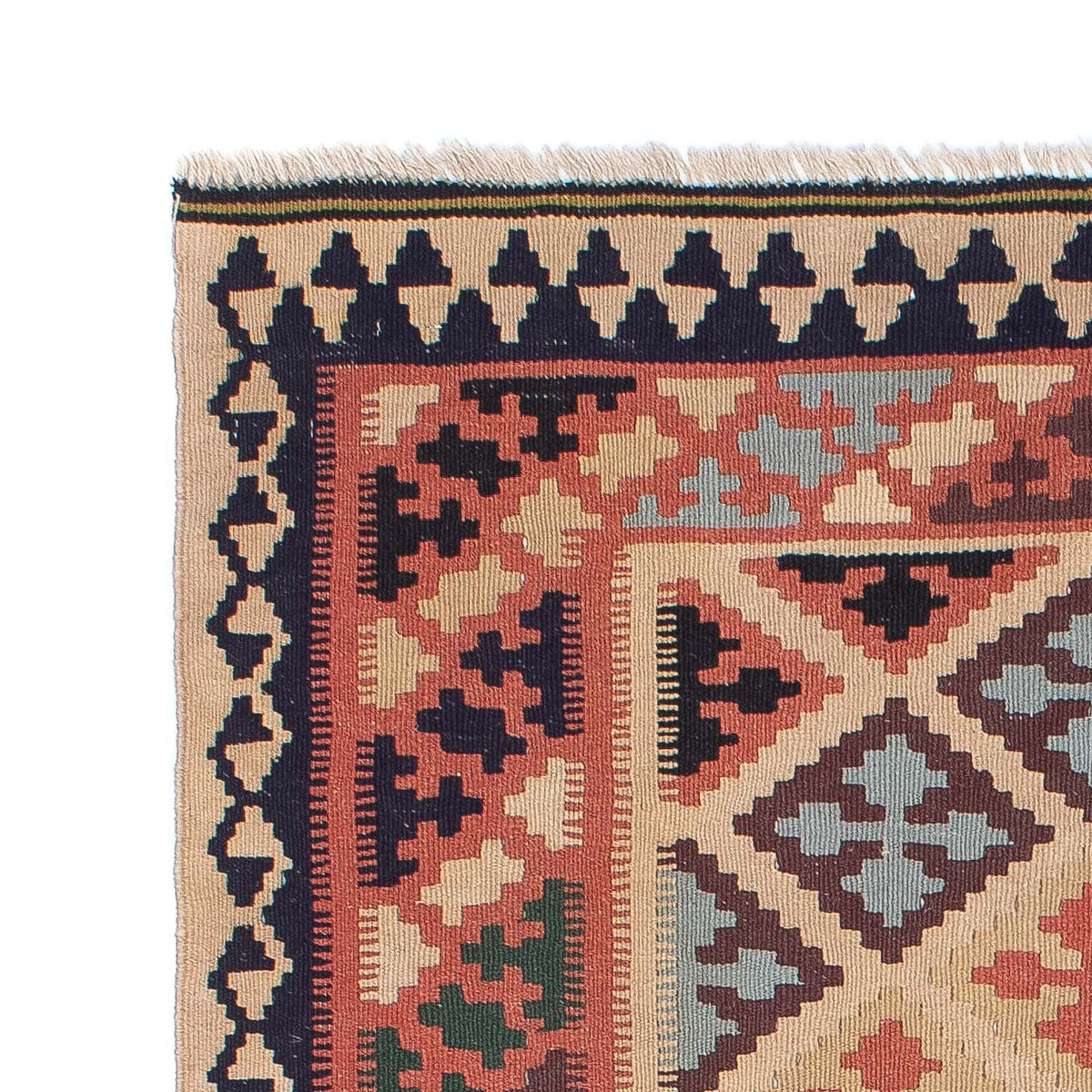 Kelim Teppich - Oriental 110 x 158 cm - mehrfarbig