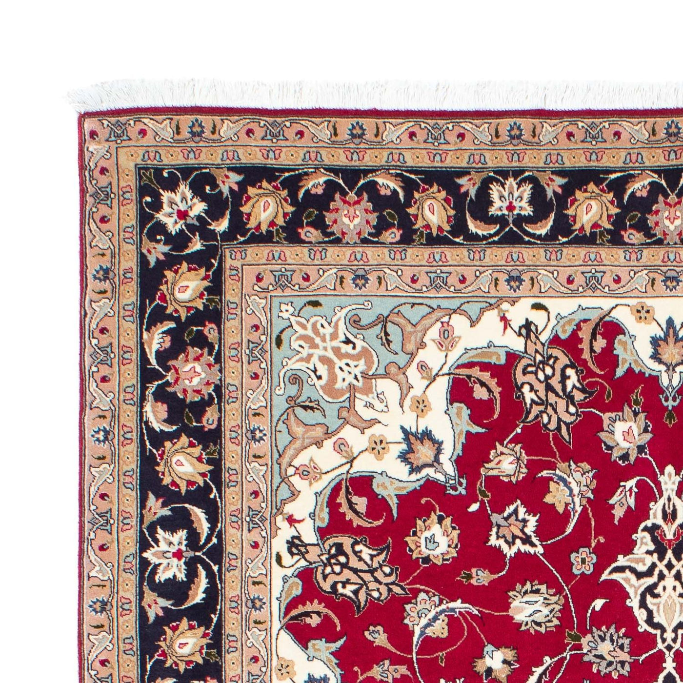 Täbriz - 50 Raj Teppich 207x154cm - Perserteppich