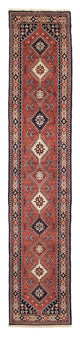 Perserteppich - Nomadic 384 x 71 cm - rot