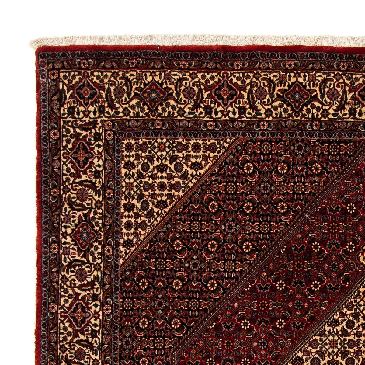 Bidjar Teppich 202x255cm - Perserteppich - dunkelrot
