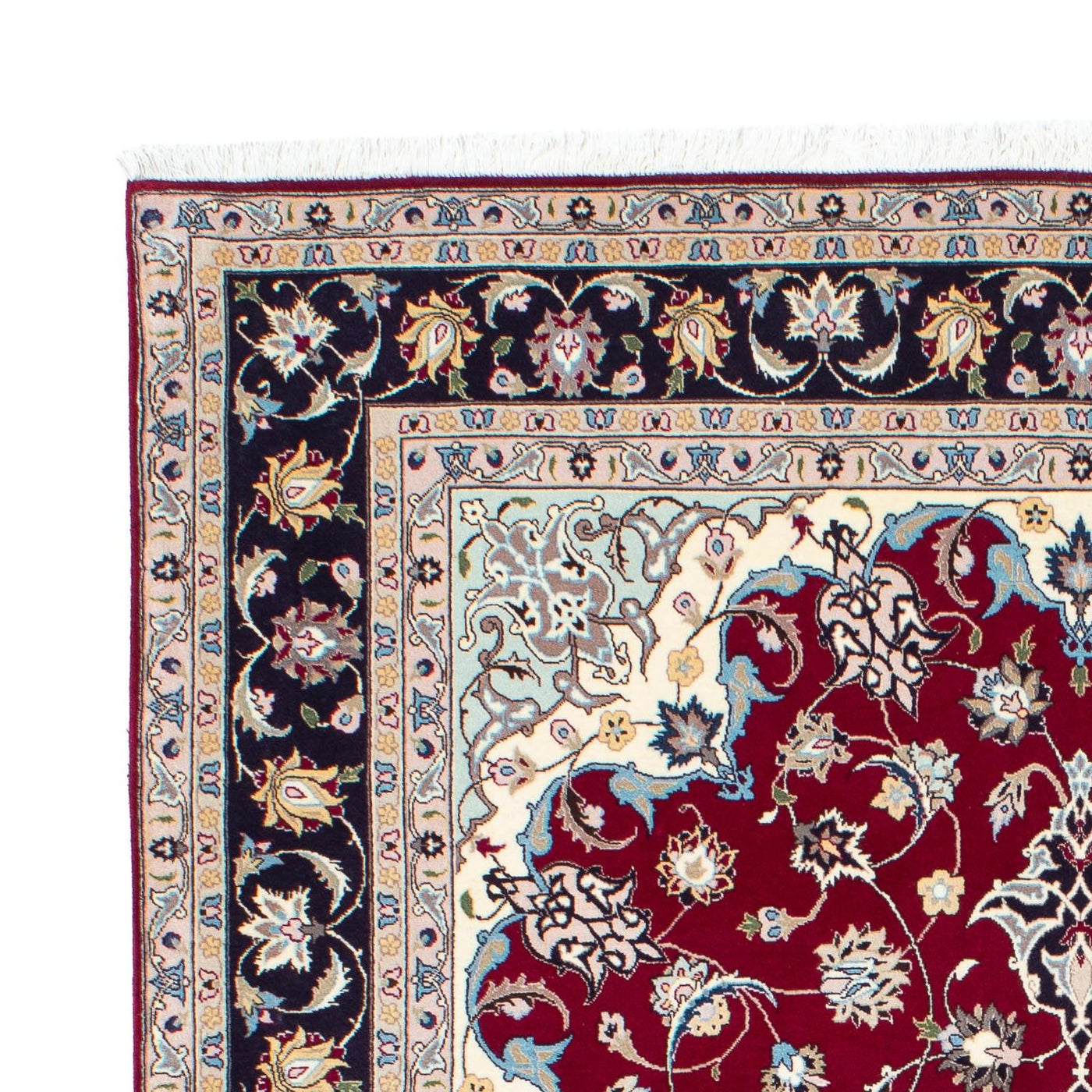 Täbriz - 50 Raj Teppich 207x155cm - Perserteppich